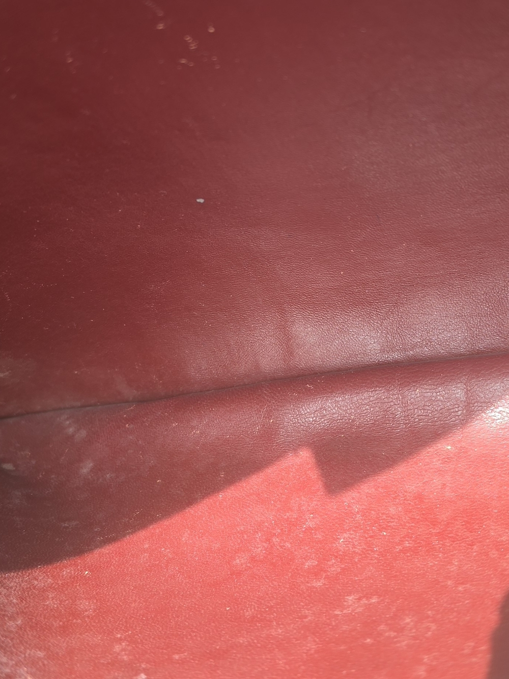 Cartier Vintage Burgundy Leather Clutch - Picture 9 of 9